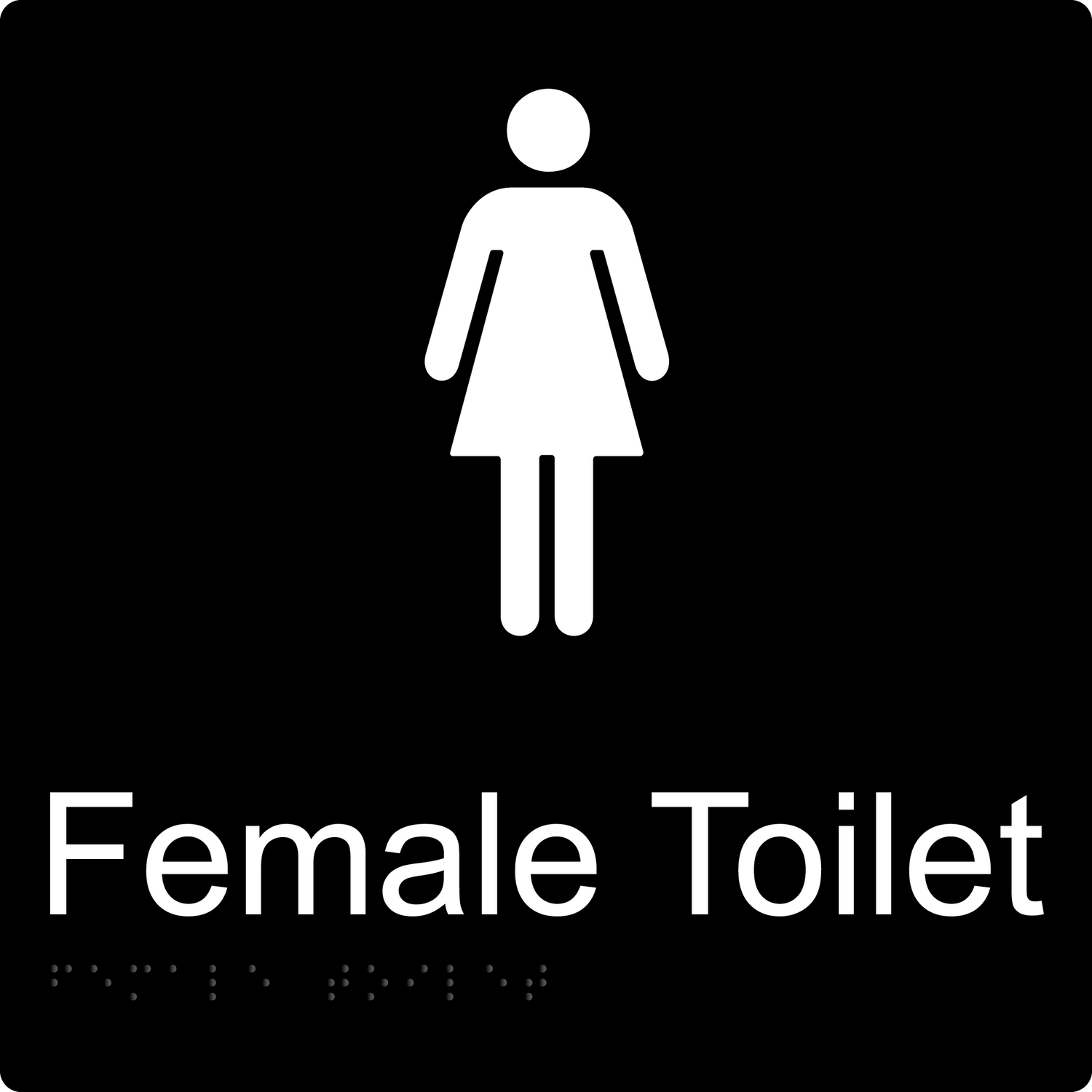 Braille Amenity Signs