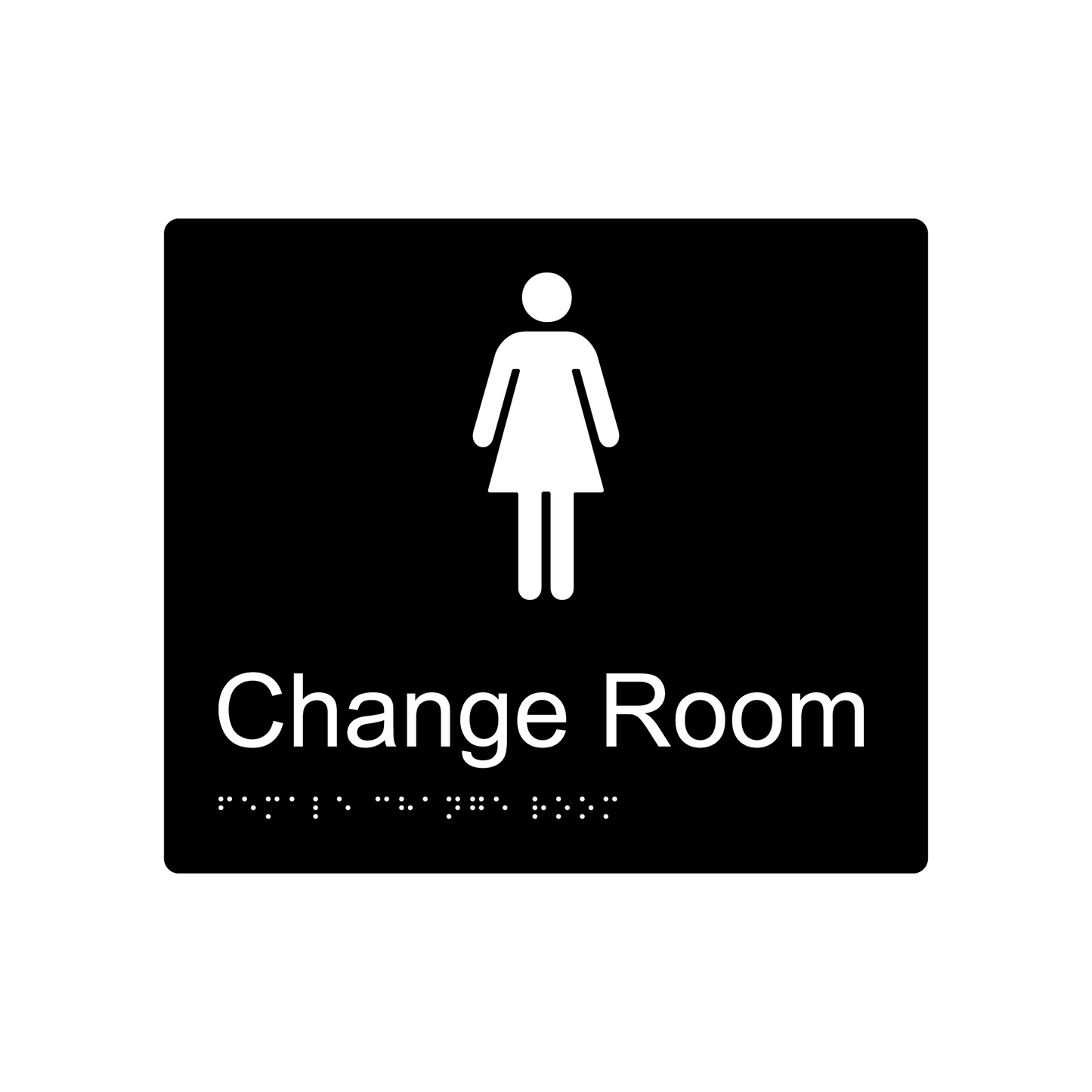 Female Change Room Braille Sign - AS1428.1 Compliant