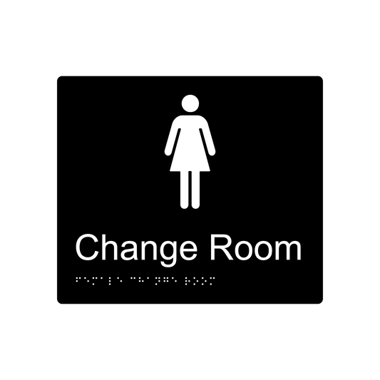 Female Change Room Braille Sign - AS1428.1 Compliant