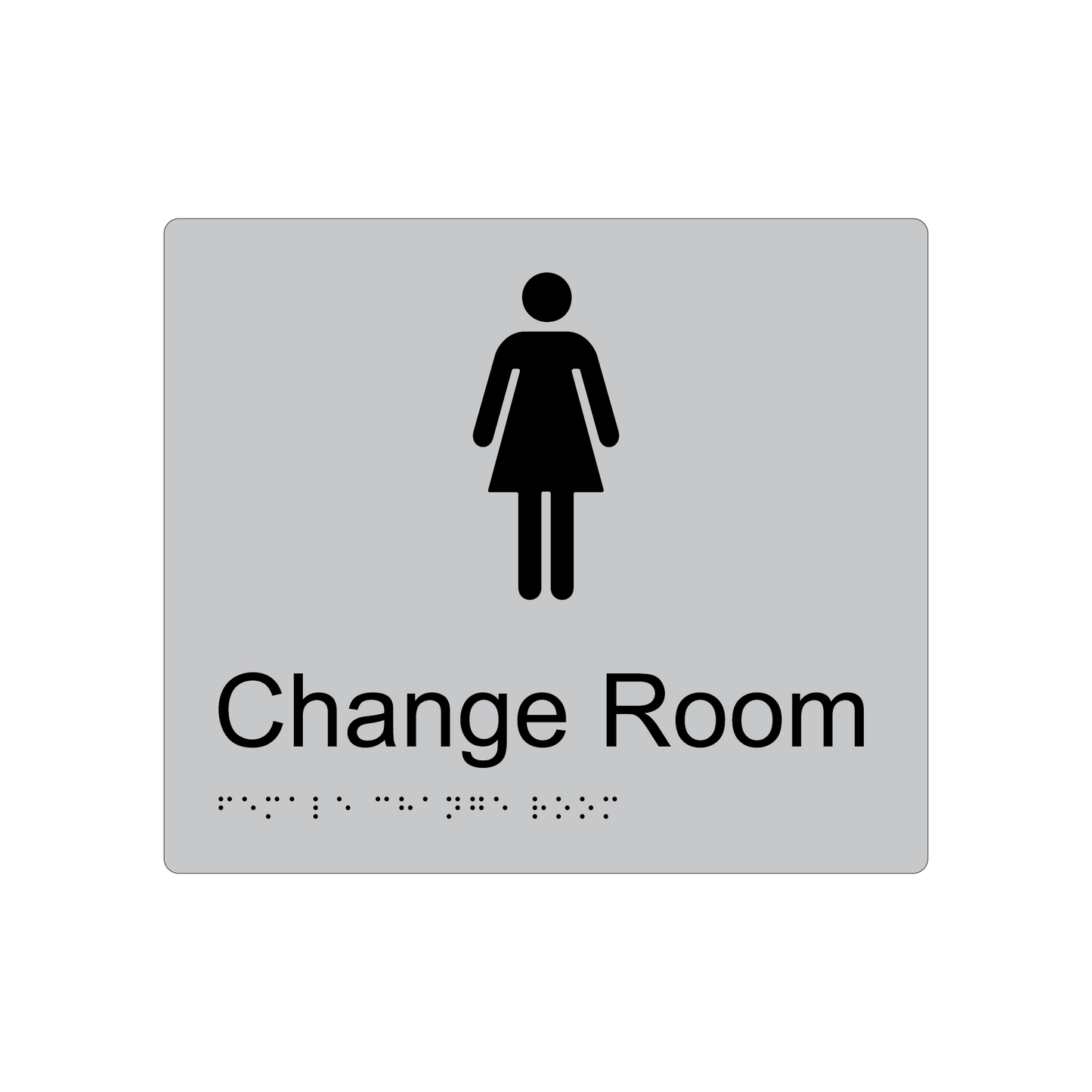 Female Change Room Braille Sign - AS1428.1 Compliant